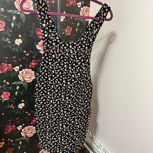 Xhilaration Black Floral Mini Dress